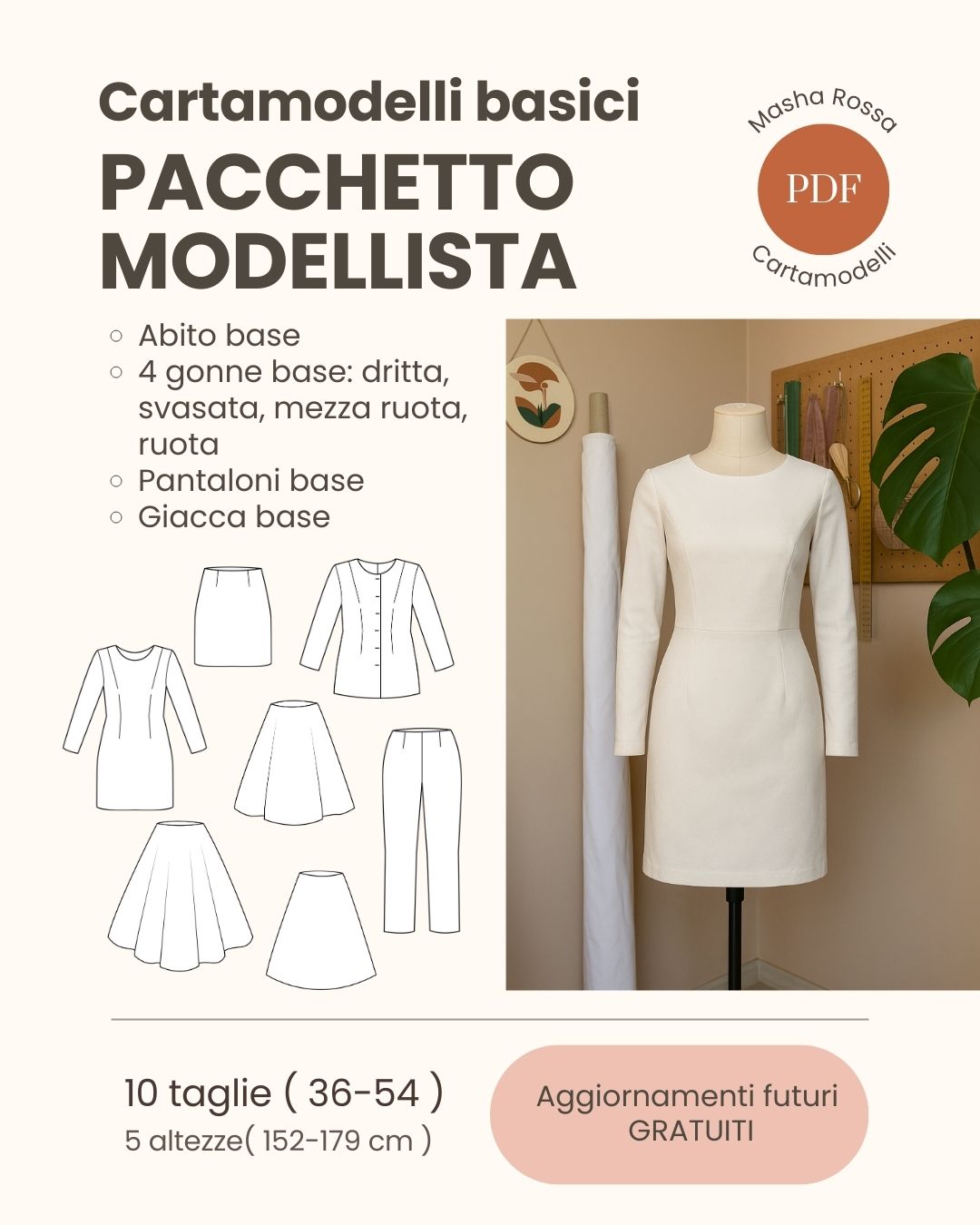 Pacchetto Modellista – Creare abiti unici in poco tempo!